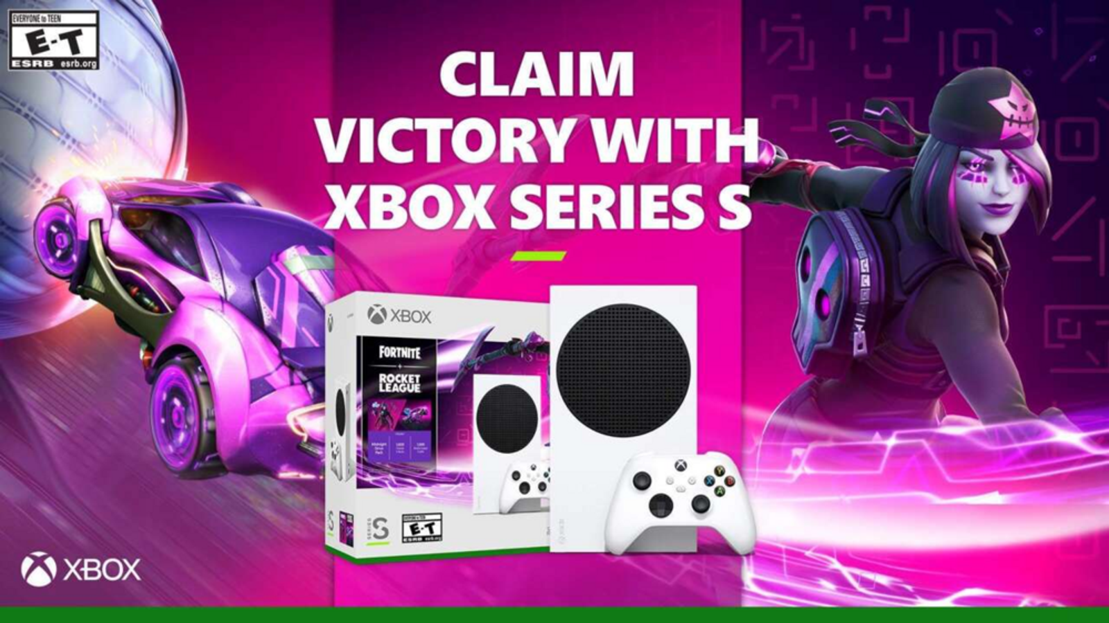 This Xbox Series S bundle includes free Fortnite and Rocket League