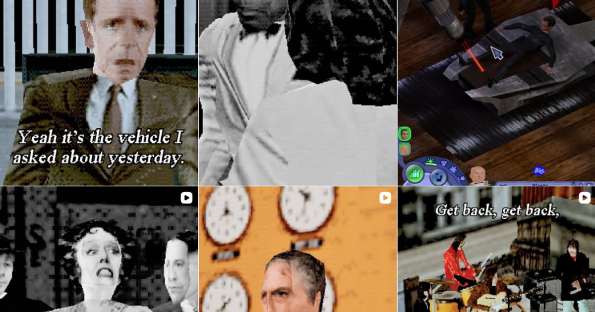 The weird, wonderful world of Miles Buckle, Instagram's parallel universe of video games