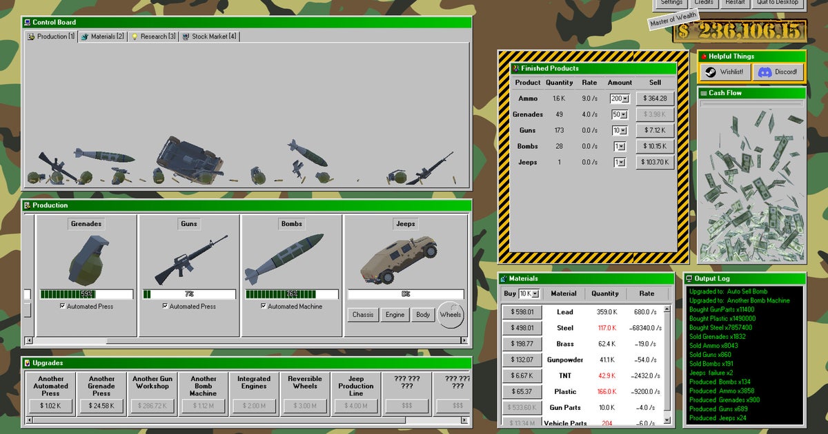Military Incremental Complex is freeware classic Dope Wars for arms dealing Military Incremental Complex is freeware classic Dope Wars for arms dealing