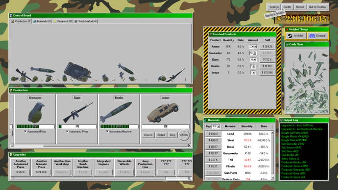 An arms dealing paper successful Military Incremental Complex.