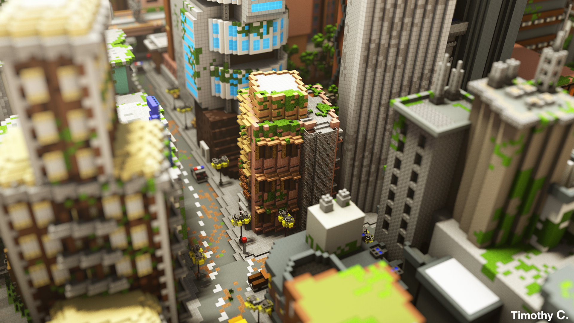 Minecraft i niesamowite miasto stworzone w 8 miesięcy | Eurogamer.pl