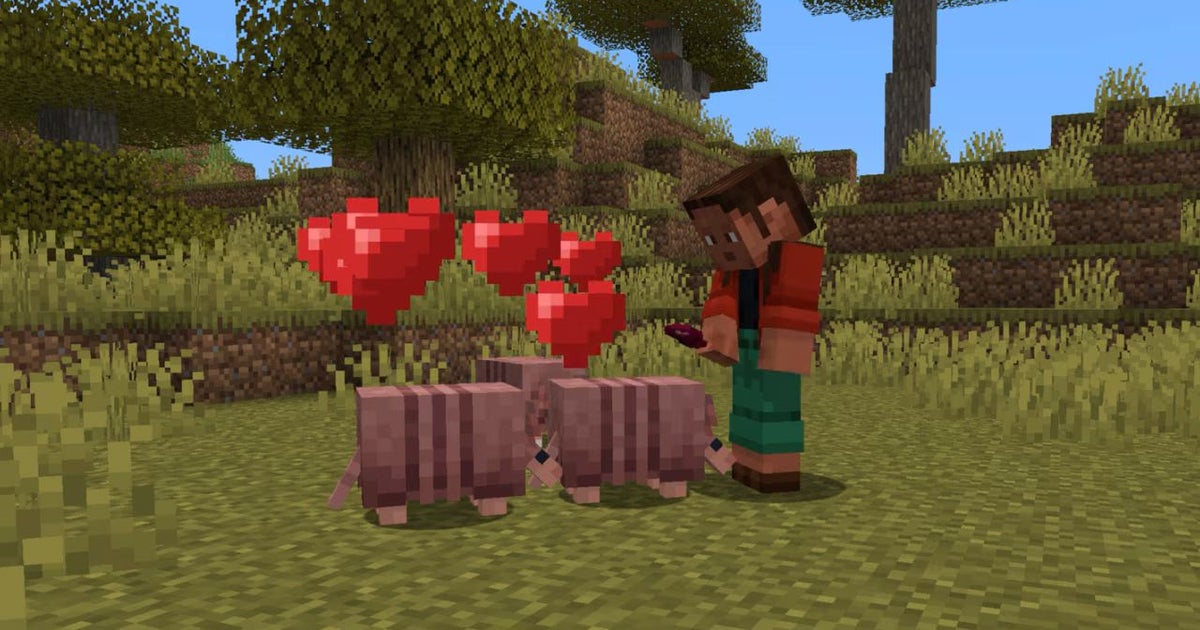 Minecraft rolls out armadillo mob and rewilds biomes with eight new wolf variants