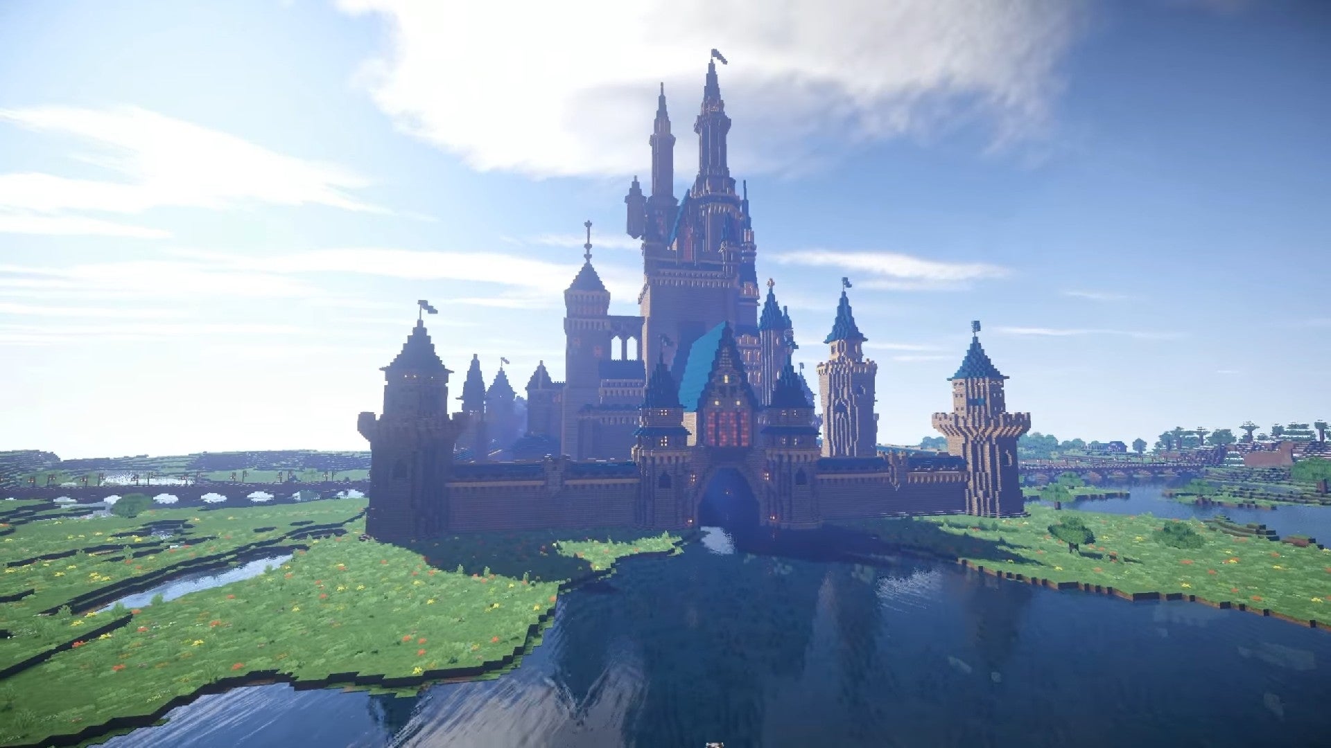 Disney Castle built in Minecraft - 4