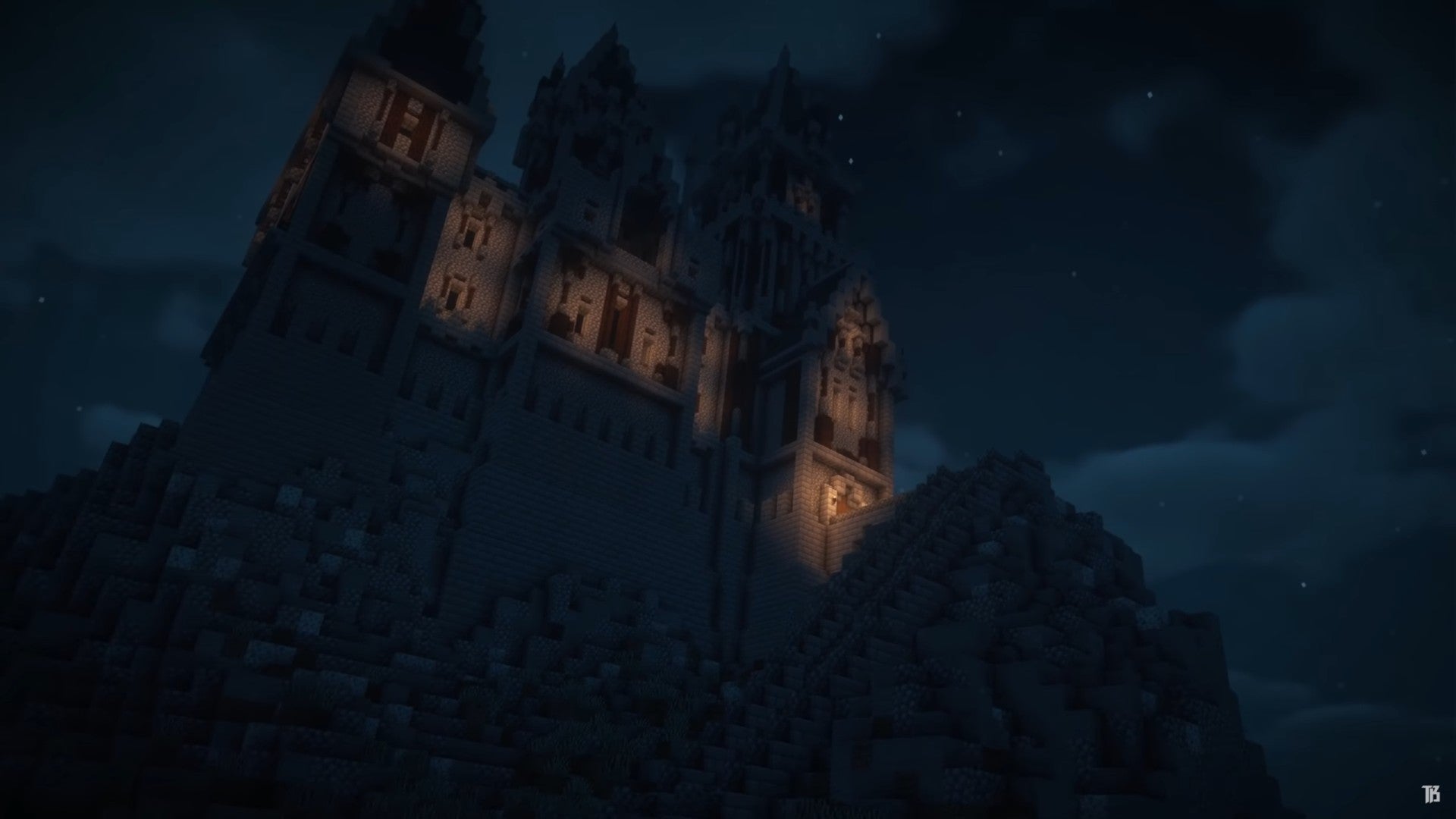 Dracula castle built in Minecraft - 7