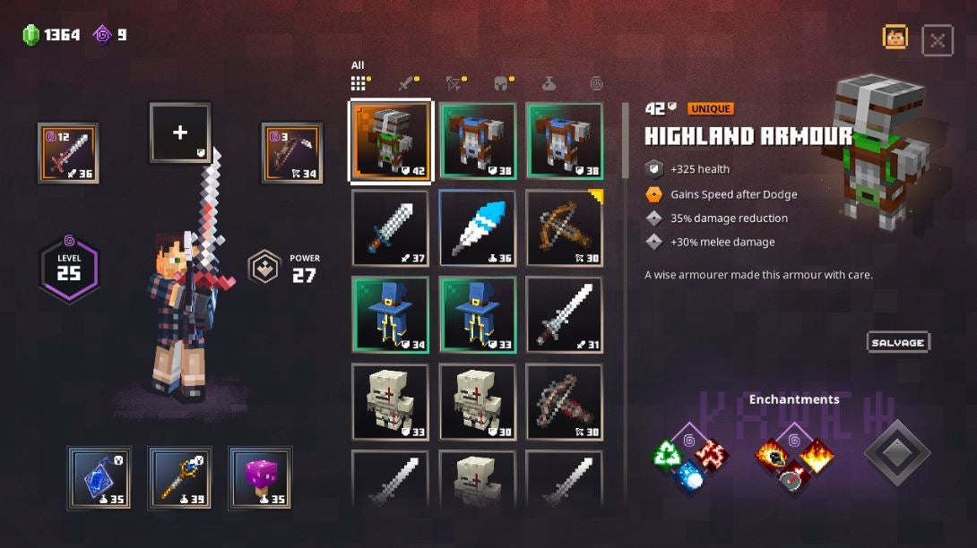 Full set of armor minecraft cheap
