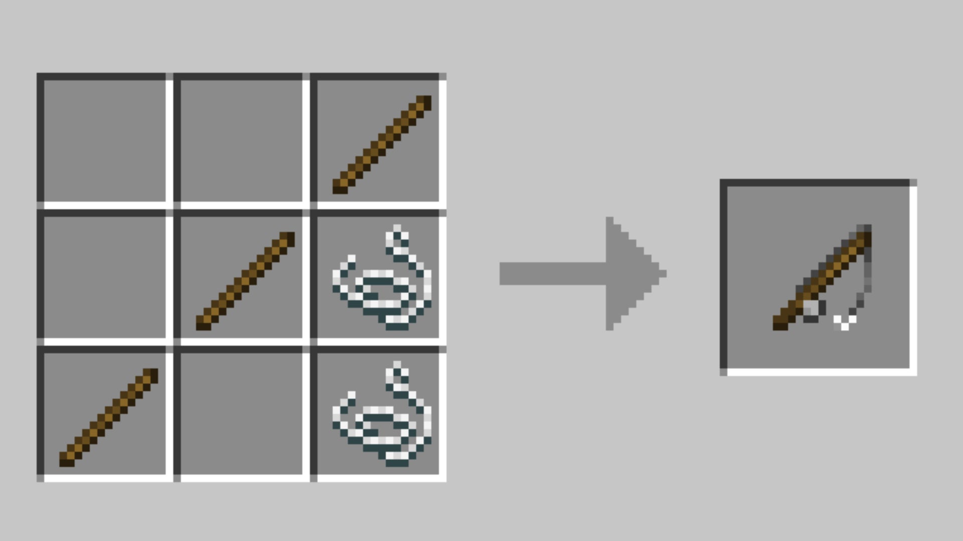 How to Make a Fishing Rod in Minecraft - Minefort.com How to Make a Fishing Rod in Minecraft - Minefort.com