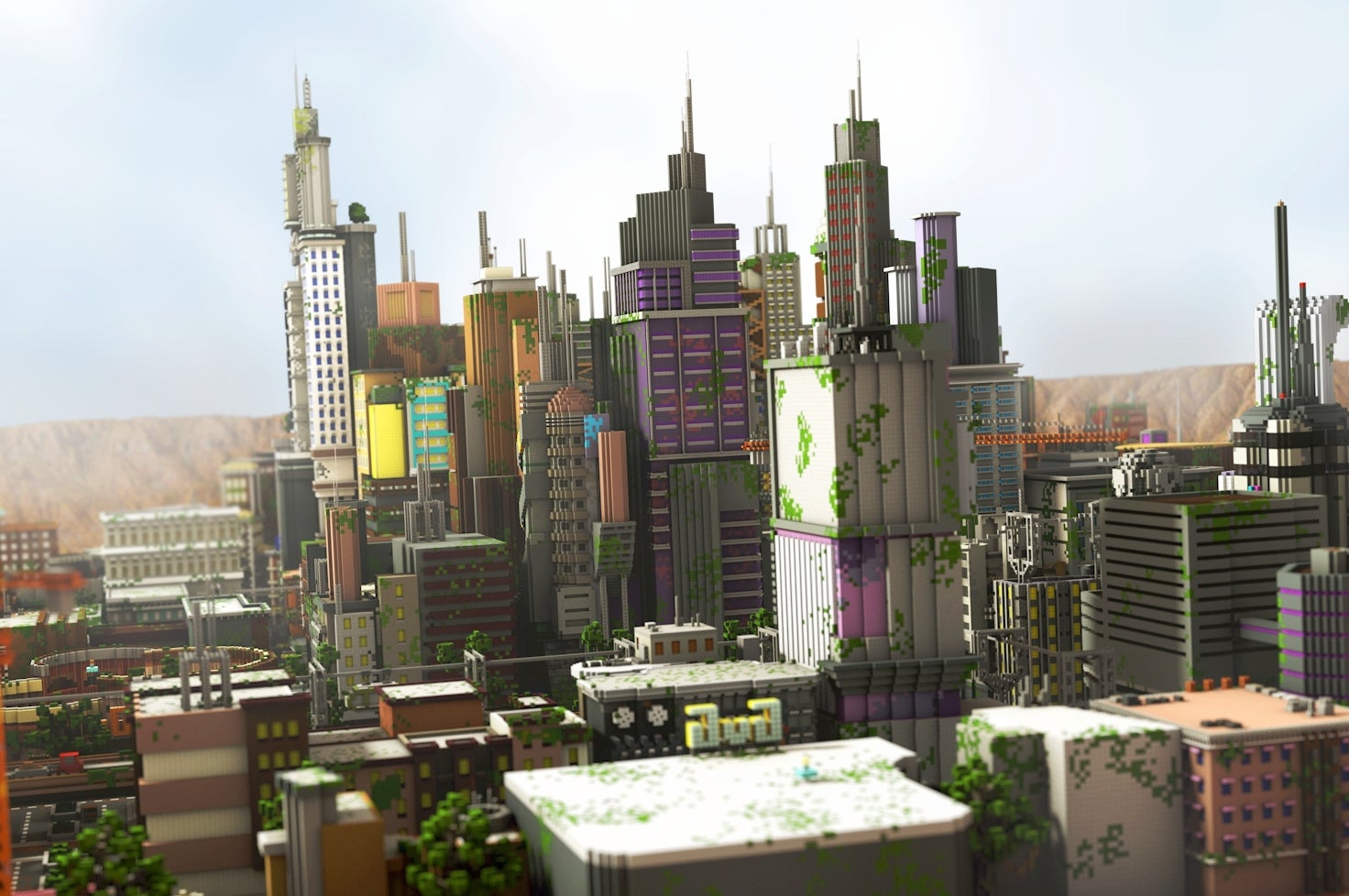 Minecraft i niesamowite miasto stworzone w 8 miesięcy | Eurogamer.pl