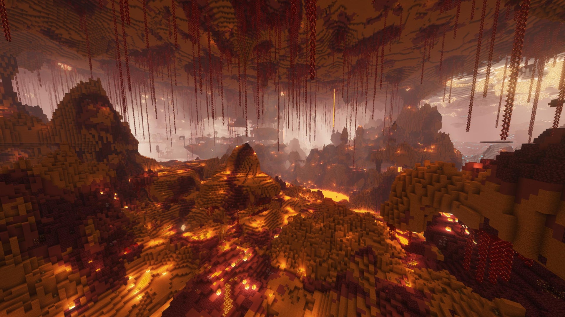 One of the Nether biomes in Minecraft added by the Incendium mod. - 32
