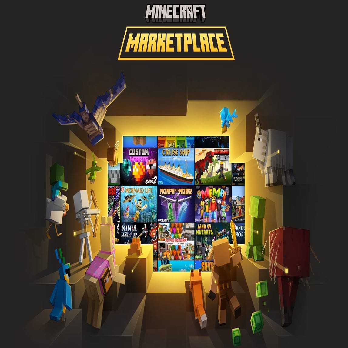 Minecraft introduces new season pass for in-game Marketplace