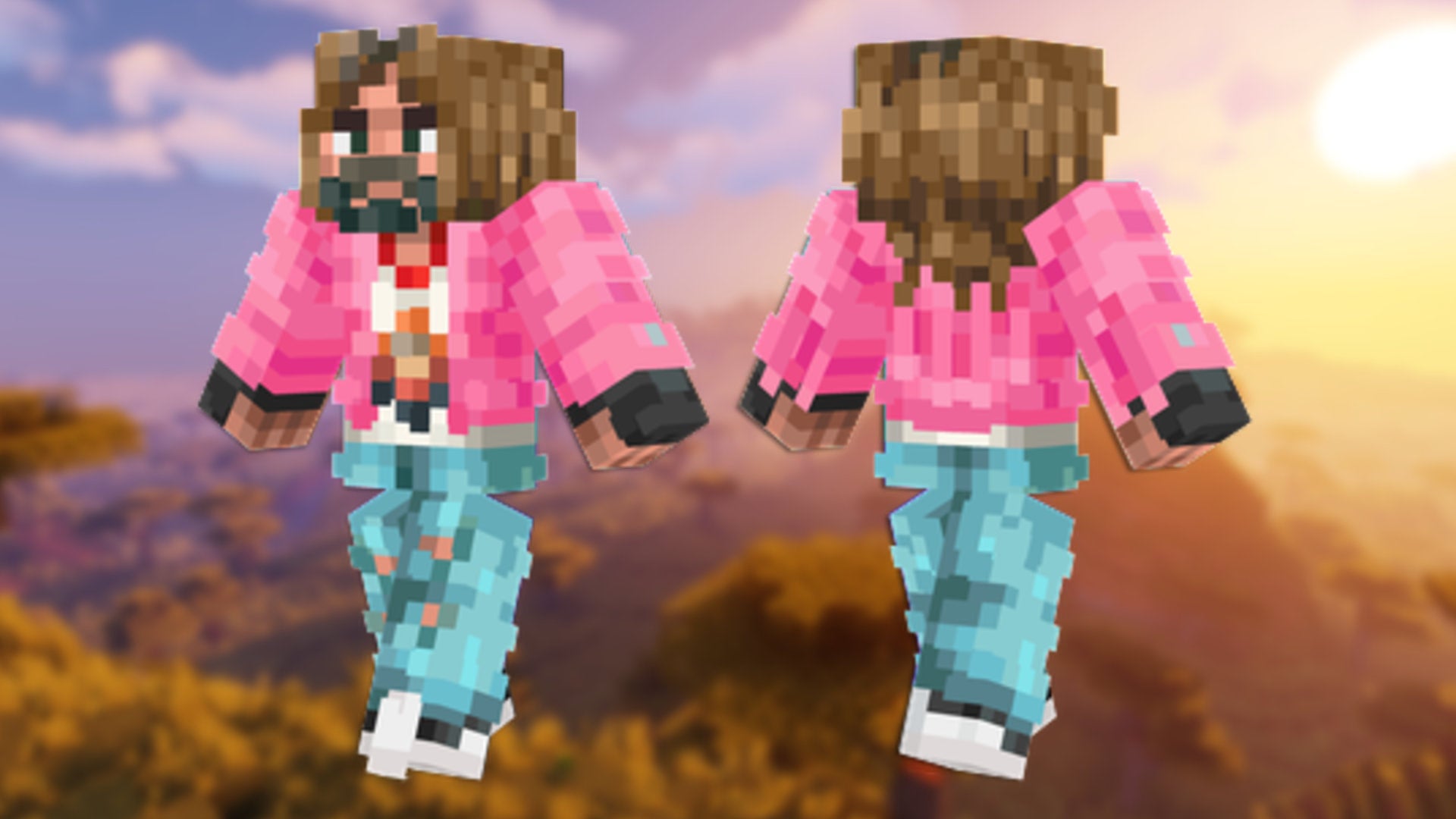 A skin of Garrett Garrison from A Minecraft Movie, as played by Jason Momoa. - 14