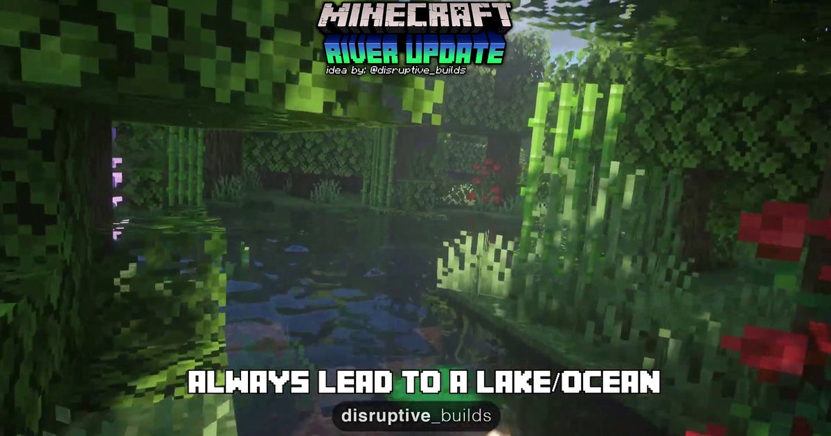 This Minecraft fan's concept video for a 'River Update' is cool | Rock ...