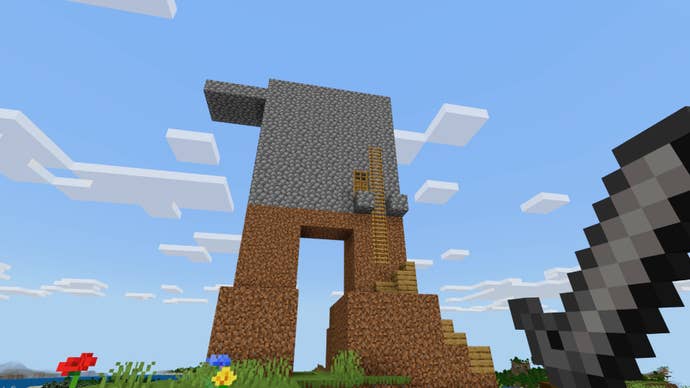 สถานะชายผิวดำสีดำที่สร้างขึ้นใน Minecraft
