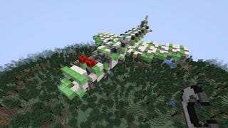 Gracz zbudował latający samolot w Minecraft. Tylko dla mocnych komputerów