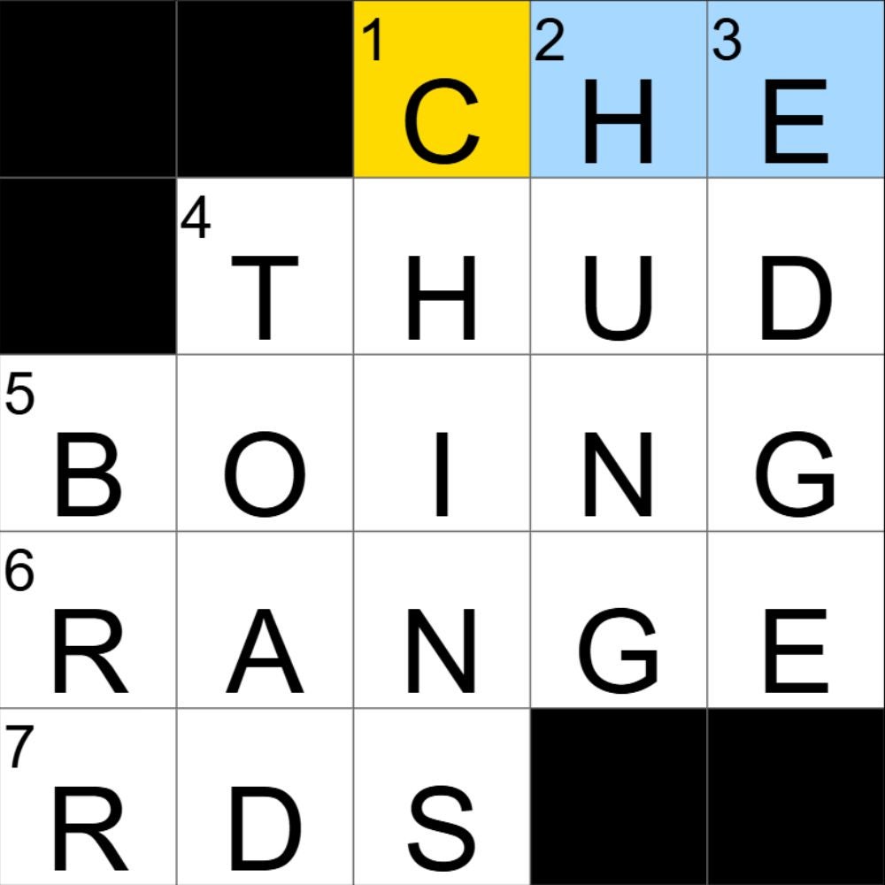 The completed NYT Mini Crossword for 01/09/2025, showing all the answers for each clue. - 3