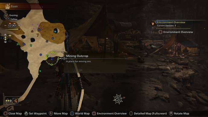 Mining Outcrop in the Oilwell Basin in Monster Hunter Wilds.