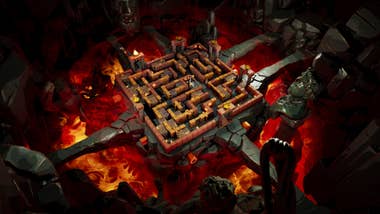 A maze successful Minos' labyrinth.