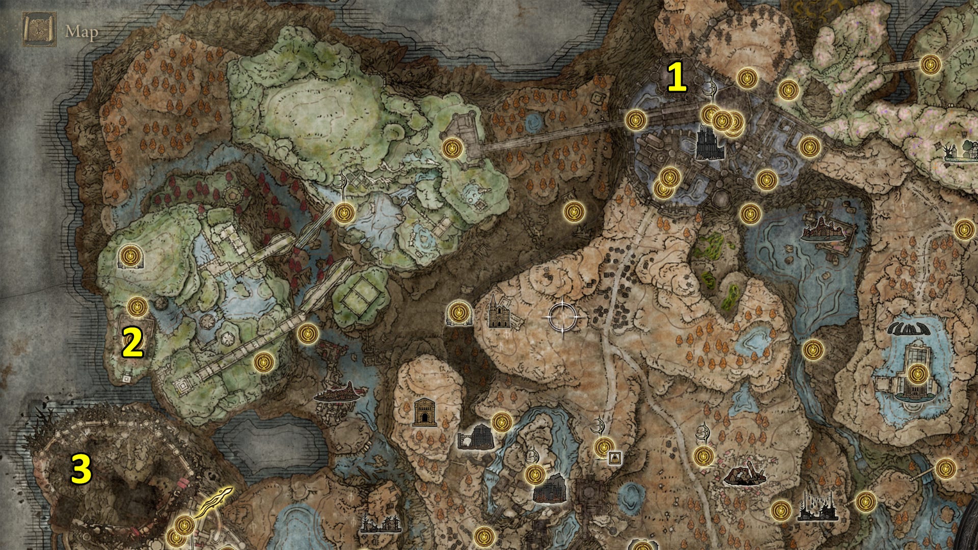 All Cross locations in Elden Ring Shadow Of The Erdtree Rock Paper