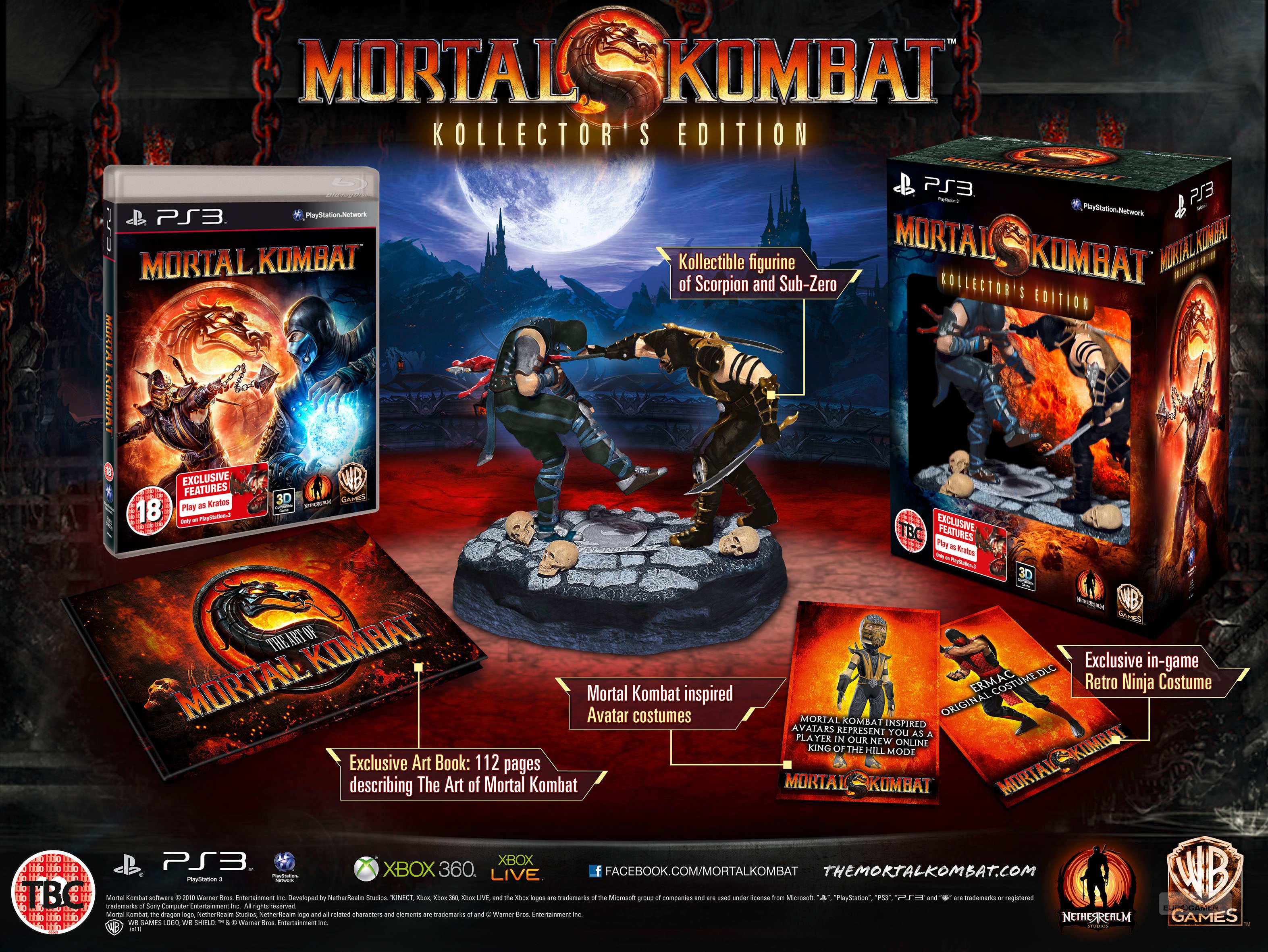 Mortal Kombat Kollector's Edition for Xbox retailer 360 *READ*