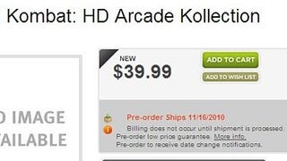 Rumor: GameStop lists then pulls Mortal Kombat HD Collection from site