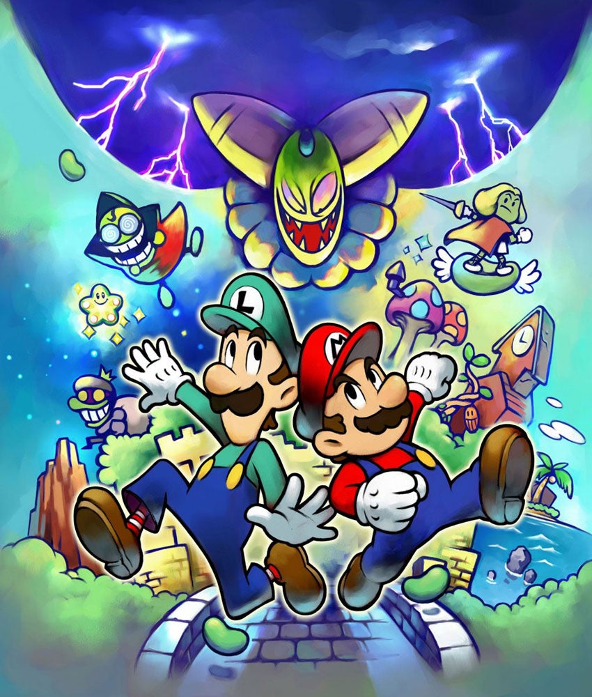 Mario & Luigi: Superstar Saga artwork