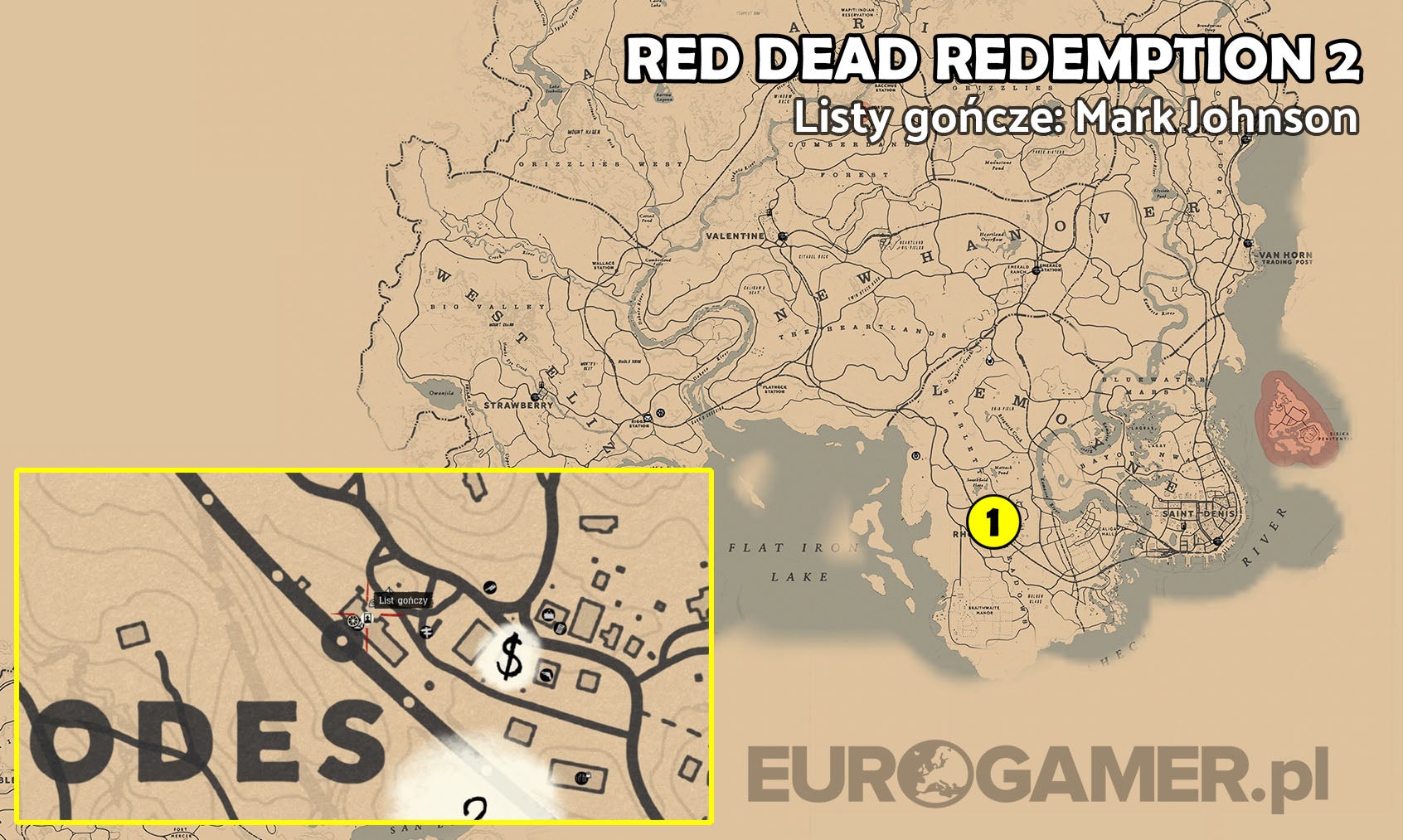 Red Dead Redemption 2 - listy gończe: Mark Johnson | Eurogamer.pl