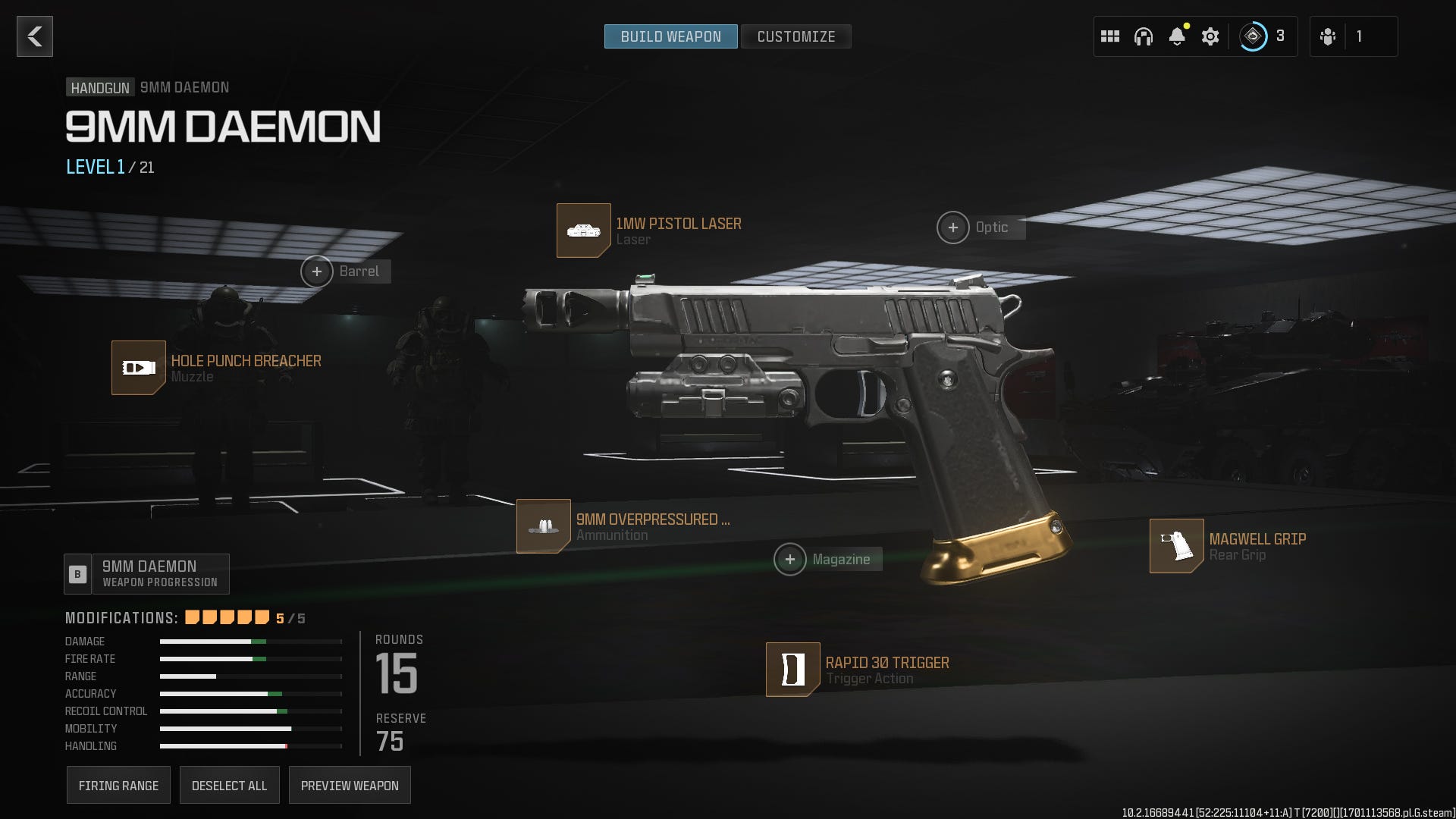 Best MW3 9mm Daemon loadout and class setup Rock Paper Shotgun