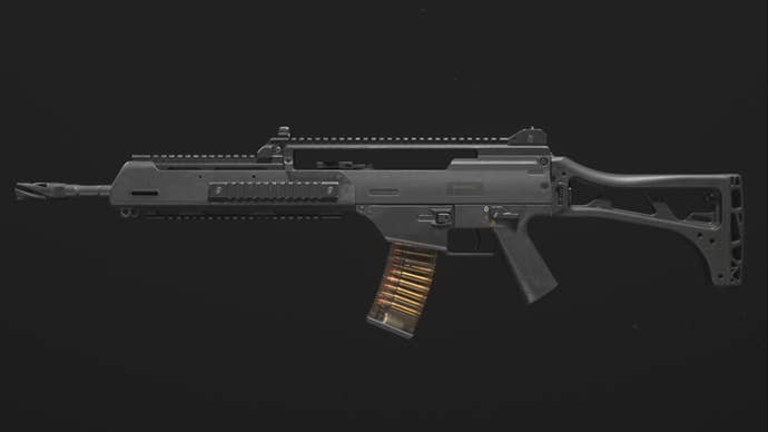 modern warfare 3 holger 556 weapon base model all black design