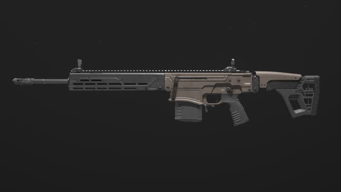 modern warfare 3 kvd enforcer marksman rifle base model all black design