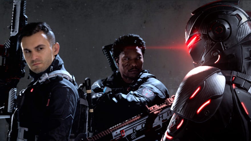 Three agents dressed in dark, futuristic armour for Call Of Duty: Modern Warfare 3 and Warzone Season 3.