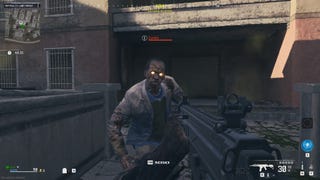 Zombie attacking in Modern Warfare 3 Zombies