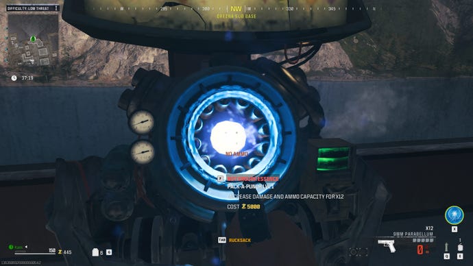 Pack-a-Punch machine in Modern Warfare 3 Zombies