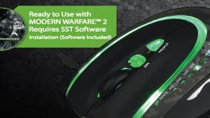 Mad Catz Modern Warfare 2 gear looks glowy, green