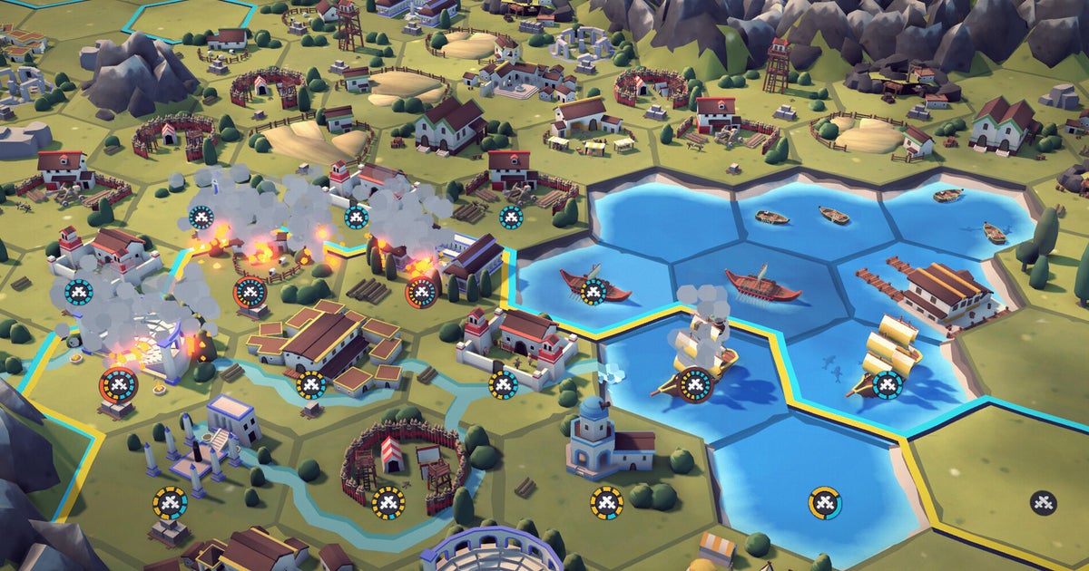 Monarchs at Play is a 4X strategy city-builder about chaining hexagonal tiles that only takes an hour out of your day Monarchs at Play is a 4X strategy city-builder about chaining hexagonal tiles that only takes an hour out of your day