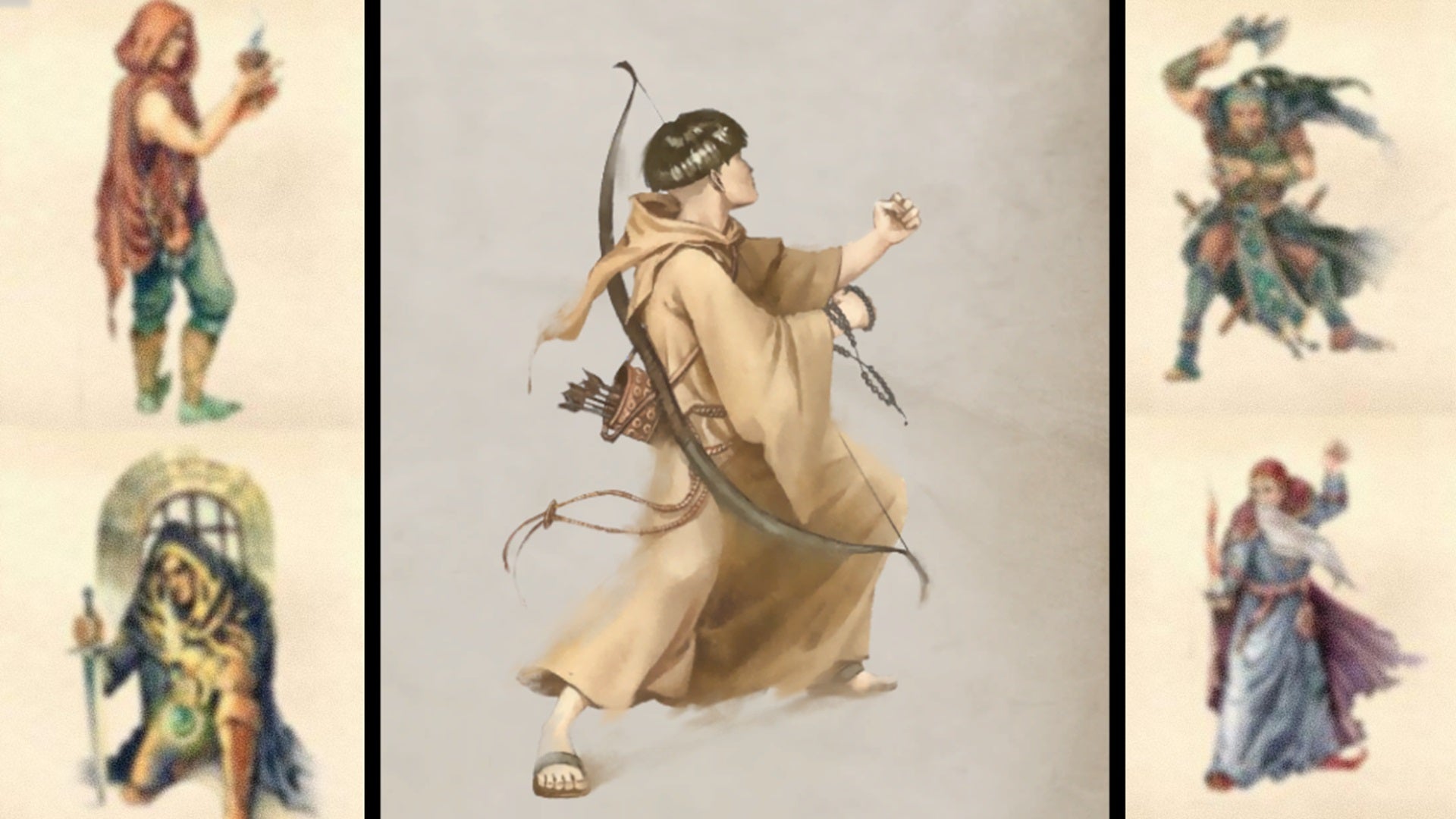 An illustration of the Monk class in The Elder Scrolls IV: Oblivion Remastered. - 8