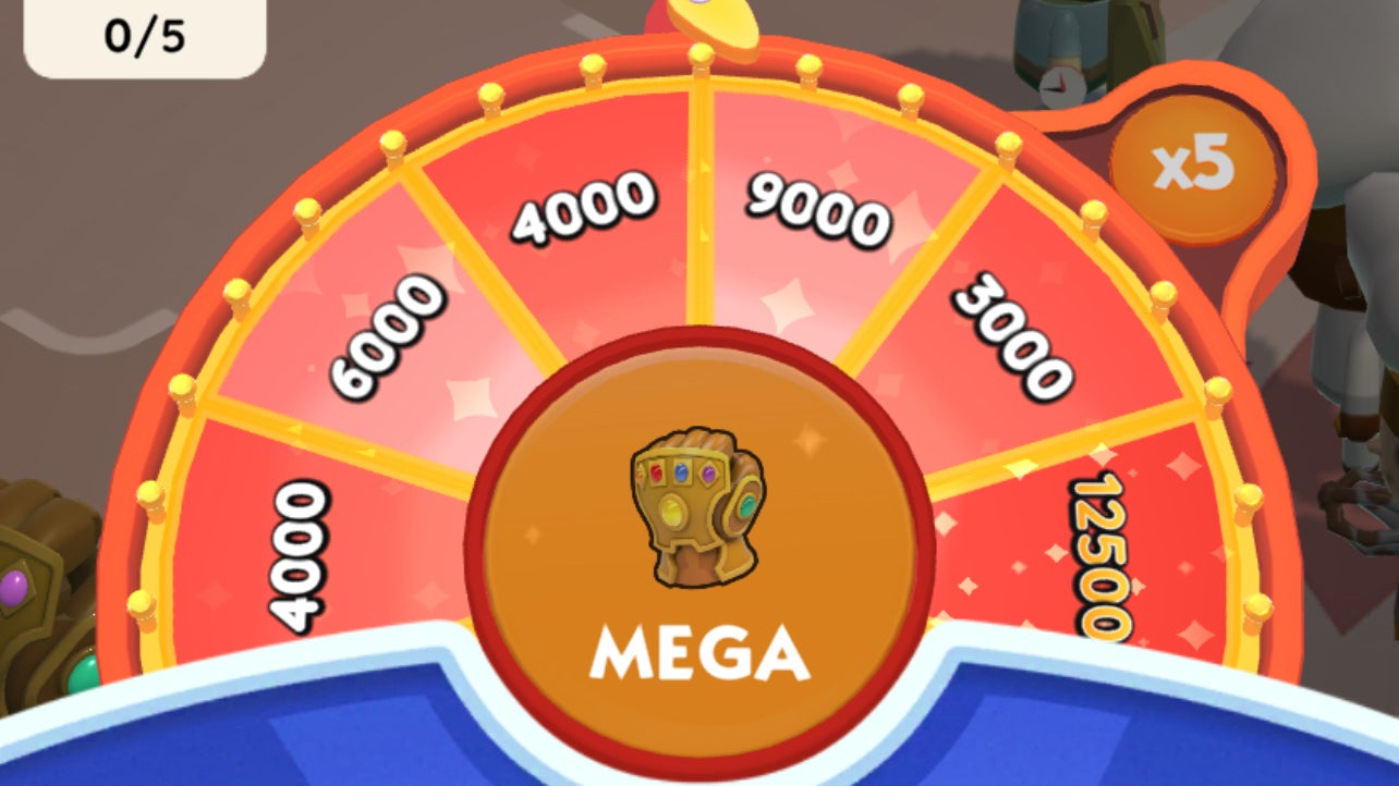 The Mega Wheel in the Monopoly Go Amazing Partners event. - 4