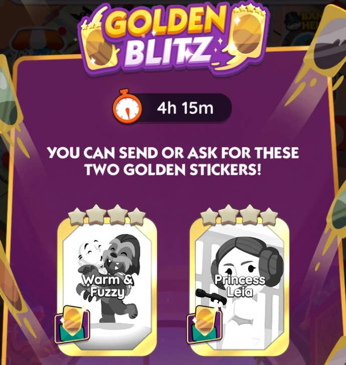The Monopoly Go stickers that could be traded during the Golden Blitz event that launched on 8th June 2025.