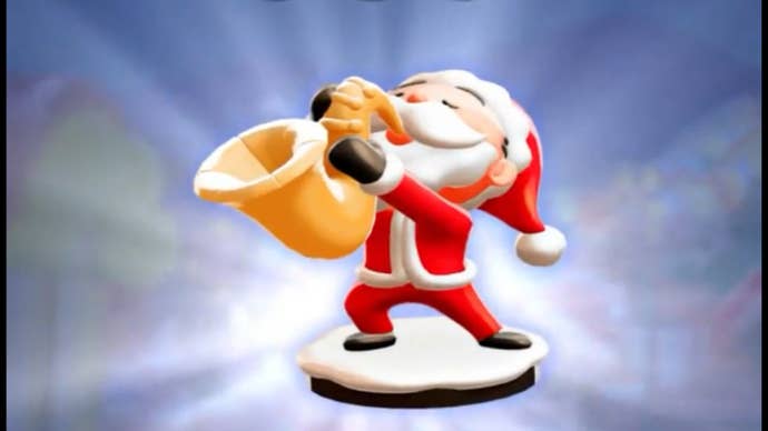Saxy Santa's token in Monopoly Go.