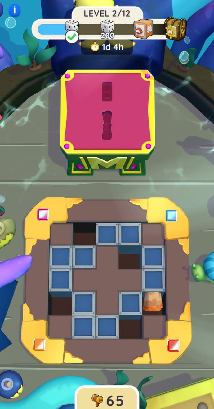 The archaeology-themed digging mini-game for the Monopoly Go Roll Treasures event, which lets players dig up buried treasure.