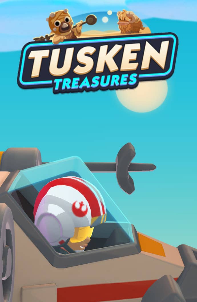 Monopoly Go artwork for the Tusken Treasures event, which is part of an ongoing Star Wars tie-in.