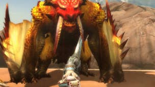 Monster Hunter 3 Ultimate Wii U screens show giant beasts in battle