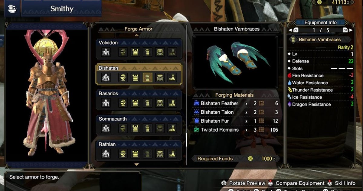 Mh Rise Smith Monster Hunter Rise Smithy | How to upgrade, Ramp-Up, and Rollback | VG247