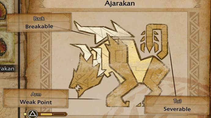 monster hunter wilds ajarakan weak points in monster field journal