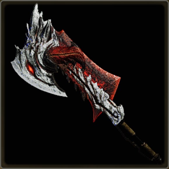 A close-up of a weapon in Monster Hunter Wilds against a black background. - 5