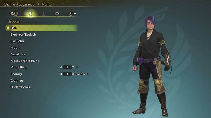 monster hunter wilds appearance menu change hunter appearance