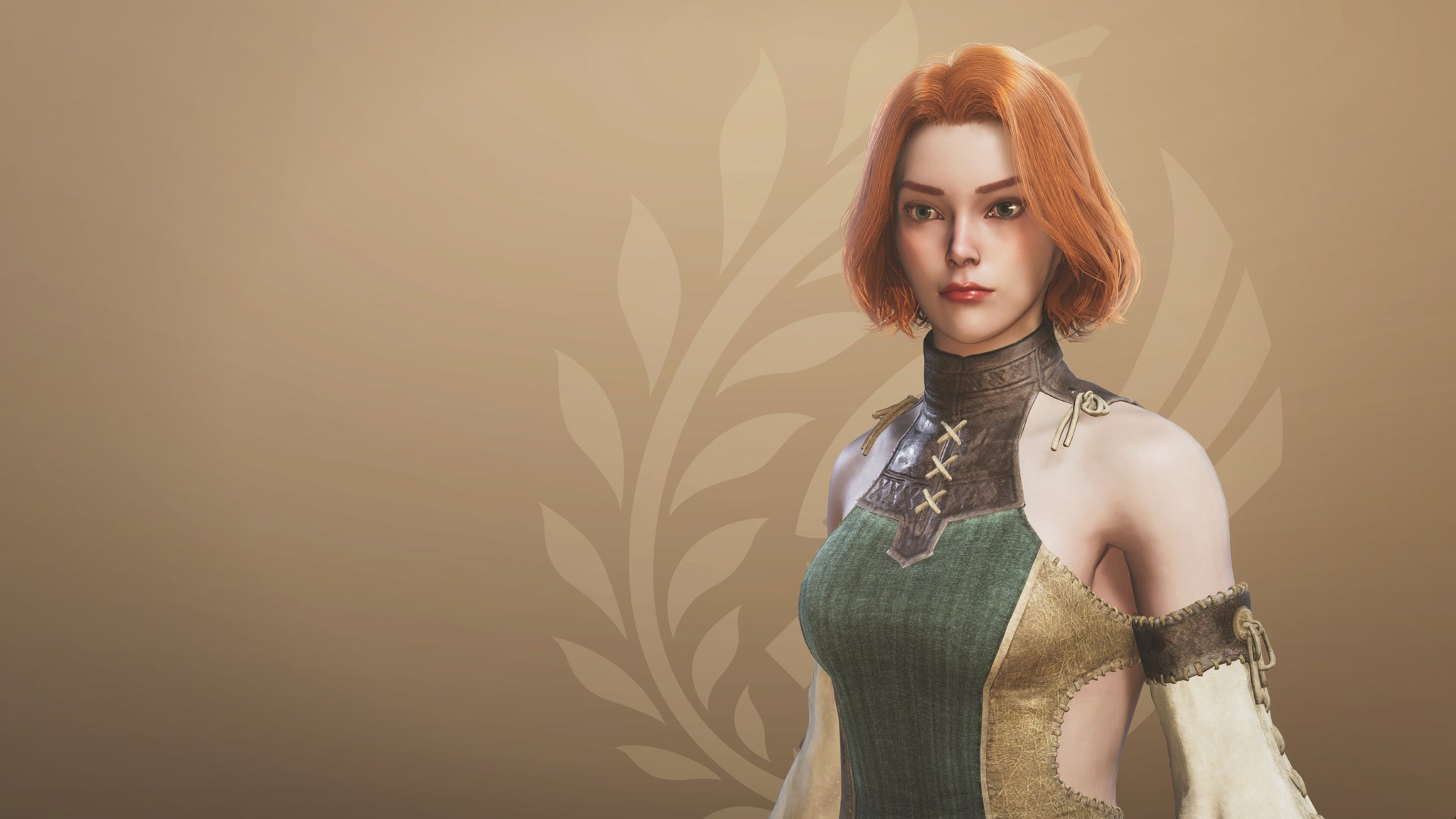 A close-up of the player hunter in the Monster Hunter Wilds character creation screen, having used a character design code to look like Beth Harmon. - 11