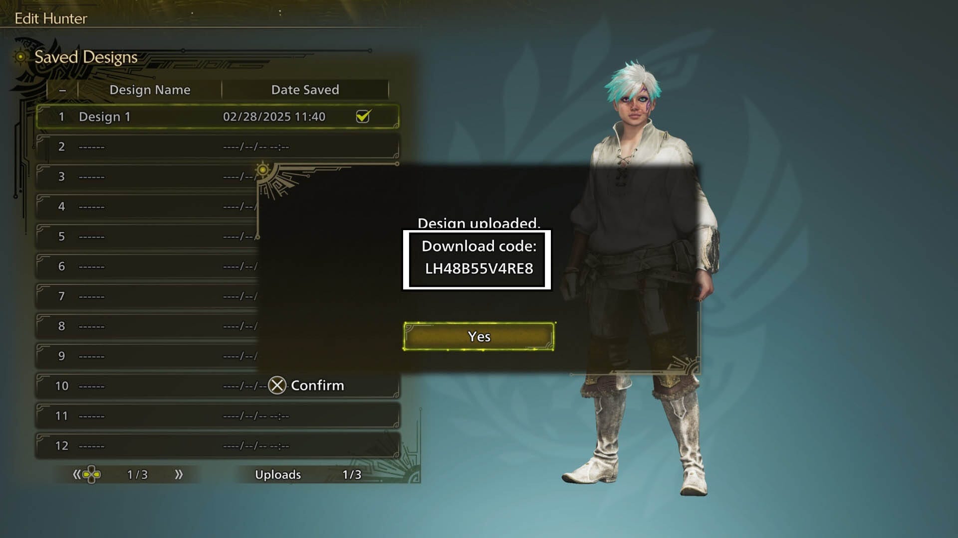 How to get Character Creation Codes in Monster Hunter Wilds | Eurogamer.net