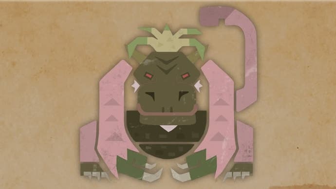 monster hunter wilds conga art in monster field journal
