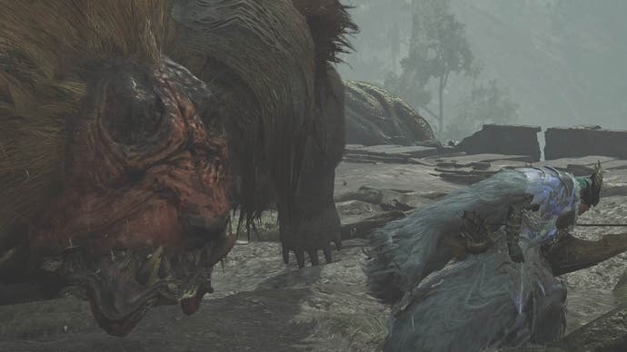 monster hunter wilds doshaguma chasing hunter