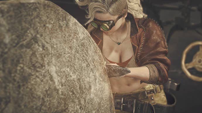 monster hunter wilds gemma carving at smithy grindstone