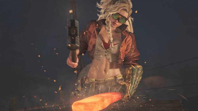 monster hunter wilds gemma crafting gear at the smithy forge